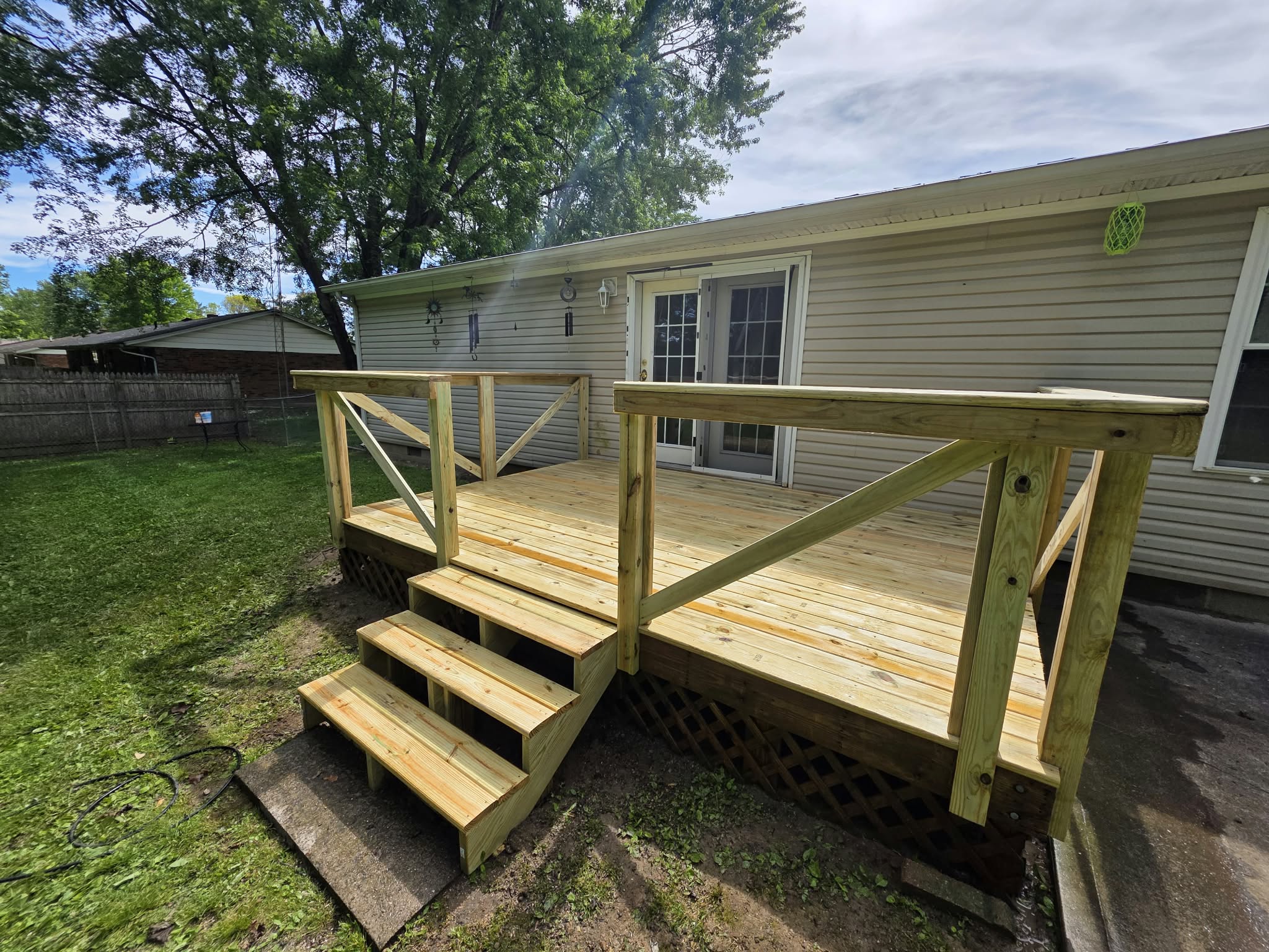 Wood Deck After